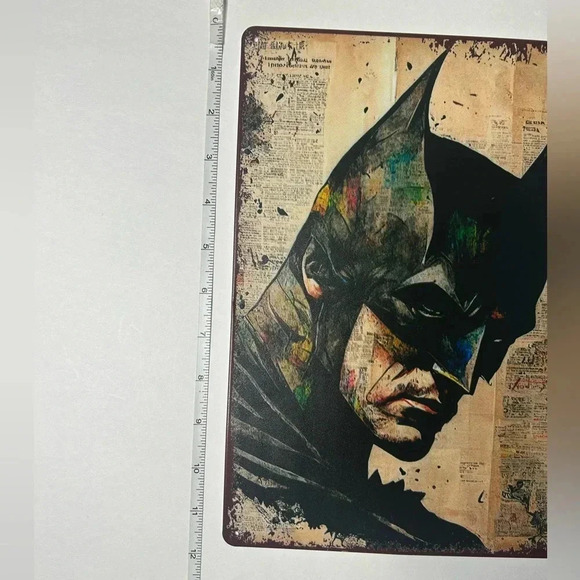 Batman  - 8”w x 12”h Beautiful Metal Sign - BN - 🦇🎨 - Picture 3 of 5